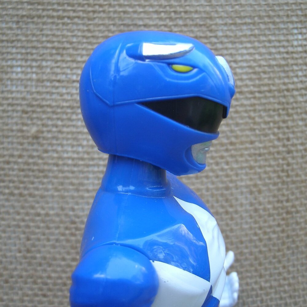 Power Rangers Blue Ranger Plastic Figure Hasbro 2020 - Picture 10 of 14